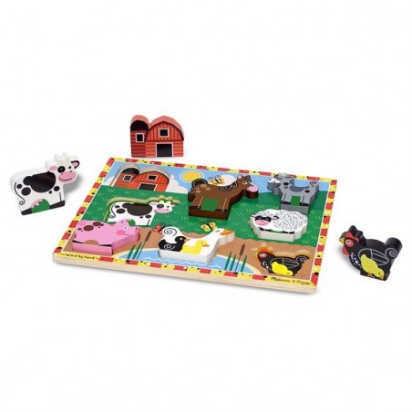 Puzzle Figurki Farma - Melissa & Doug