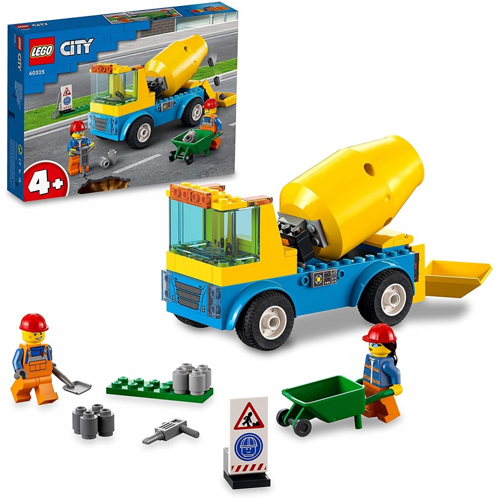 Klocki Lego City 60325 Ciężarówka z betoniarką - Lego