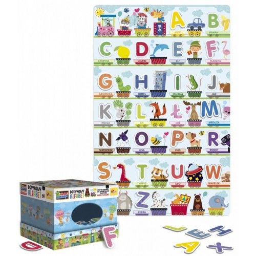 Montessori Zabawa i edukacja. Dotykowy alfabet