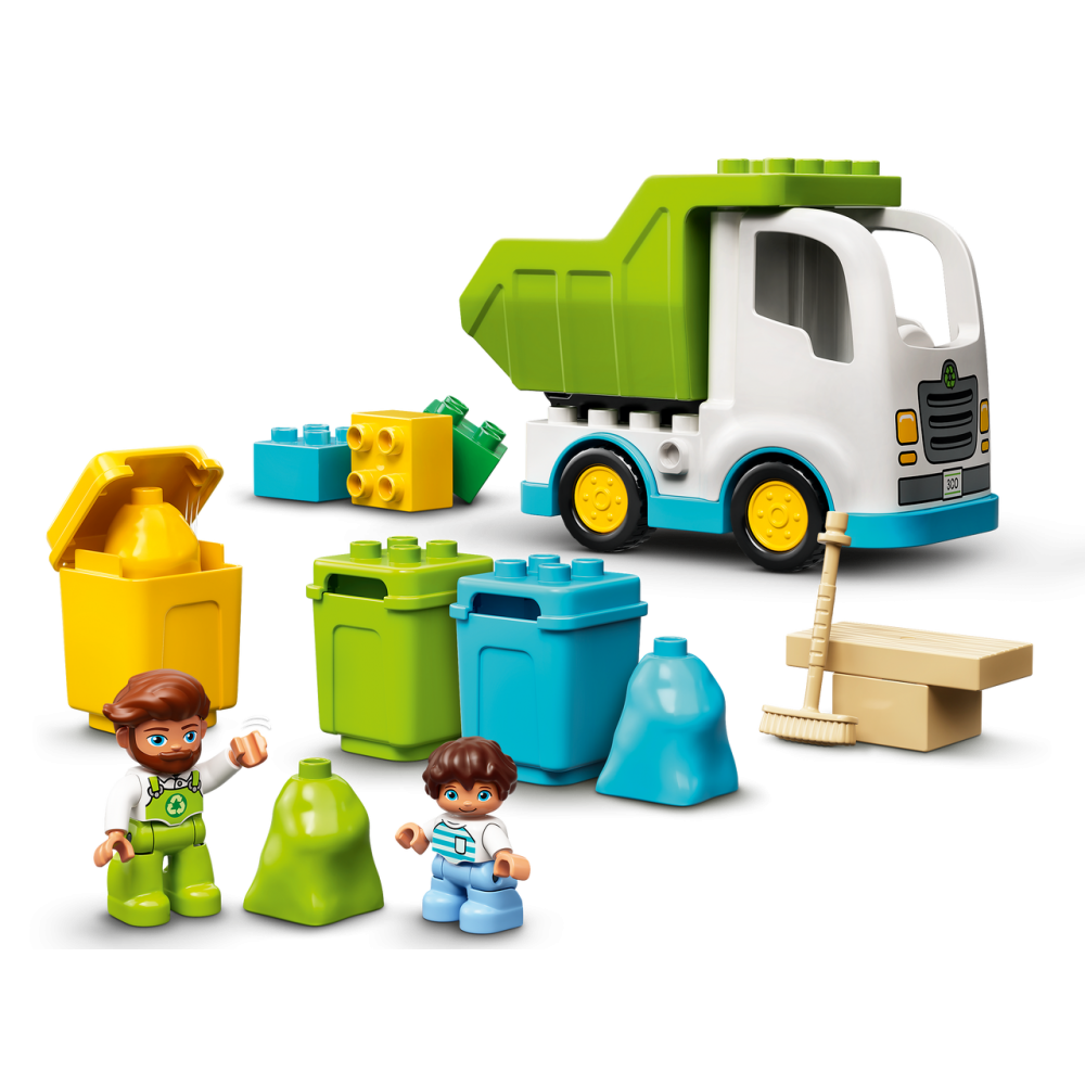 Zestaw Klocków Lego Duplo 10945 Śmieciarka i recykling