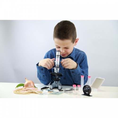 Mikroskop dla Dzieci 30 Doświadczeń z Akcesoriami - Buki