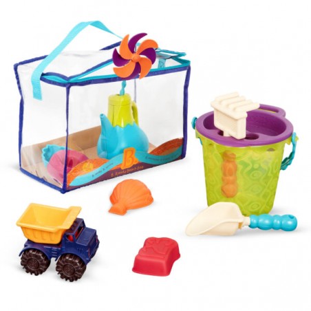 Torba Plażowa z Zabawkami do piasku Summer Beach Bag - B.toys