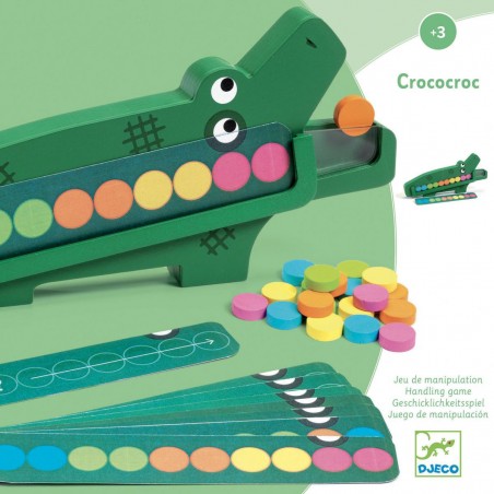 Edukacyjny Krokodyl Układanie Sekwencji - Djeco