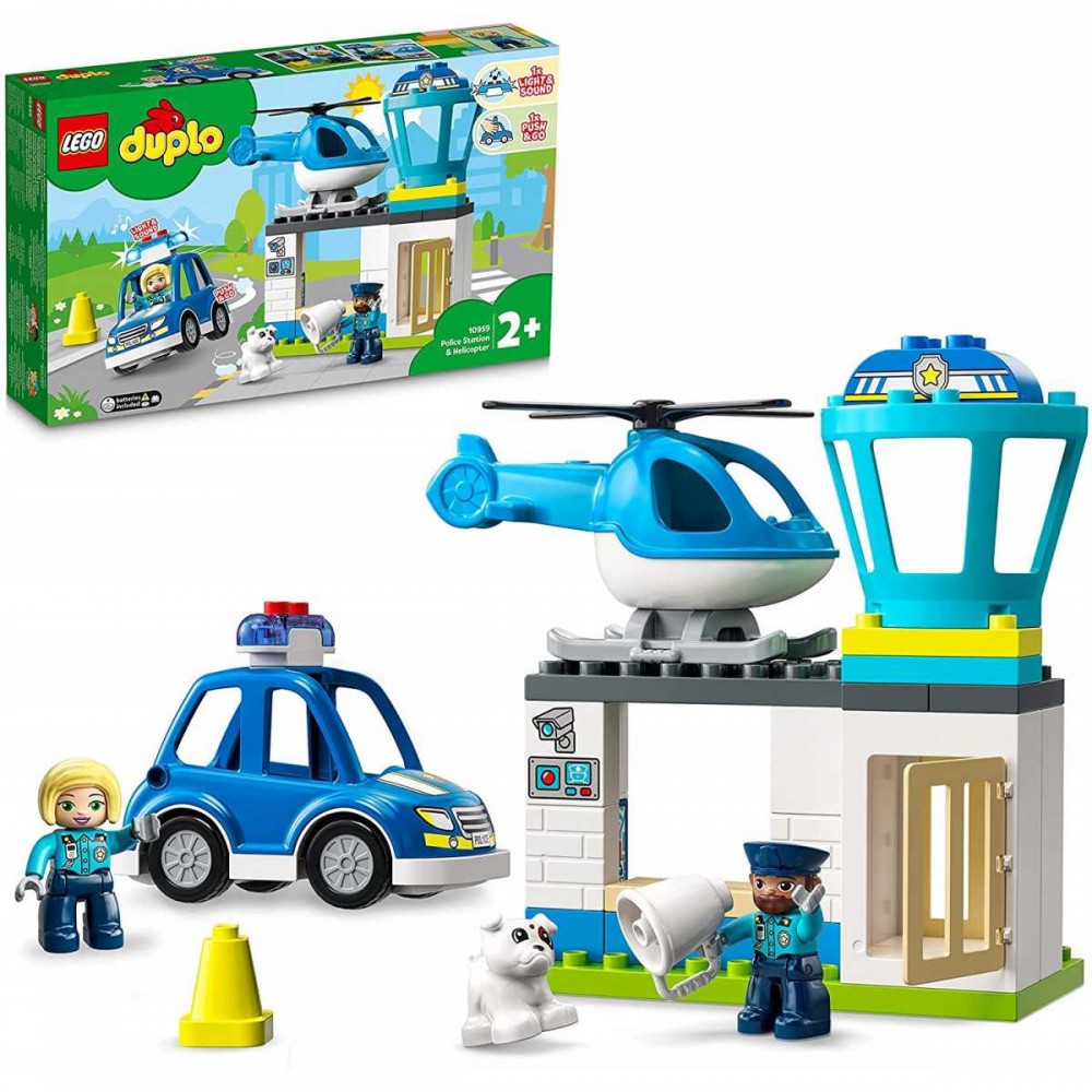Posterunek policji i helikopter 10959 Klocki Lego Duplo