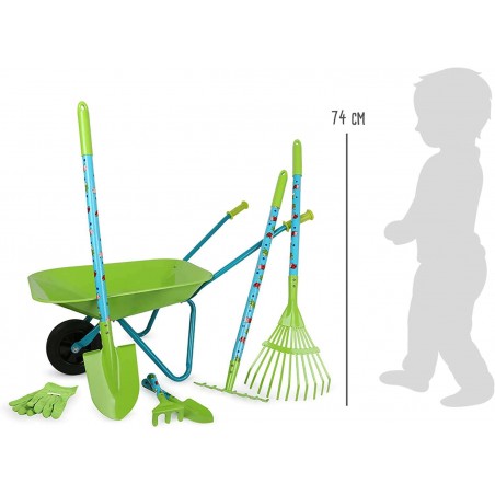 Narzędzia Ogrodnicze i Taczka dla Dzieci - Small Foot