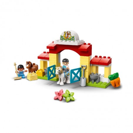 Zestaw Klocków Lego Duplo Stadnina i kucyki 10951