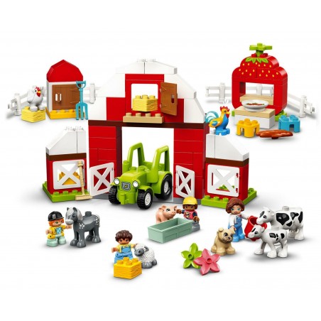 Zestaw Klocków Lego Duplo Stodoła, traktor i zwierzęta gospodarskie 10952