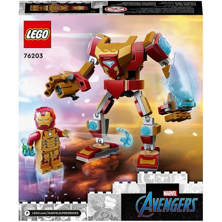 Super Heroes Mechaniczna zbroja Iron Mana 76203 - LEGO