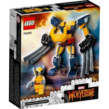 Super Heroes Mechaniczna zbroja Wolverine’a 76202 - LEGO