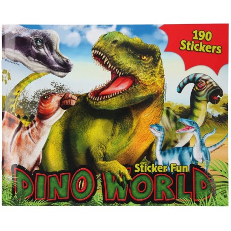 Album z naklejkami Dino World kreatywny zeszyt - Depesche