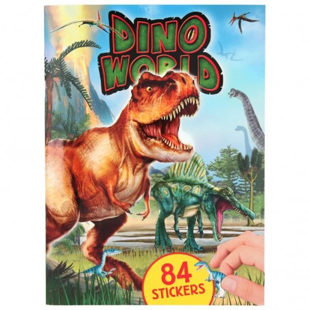 Album z naklejkami Dino World Puffy Stickers - Depesche
