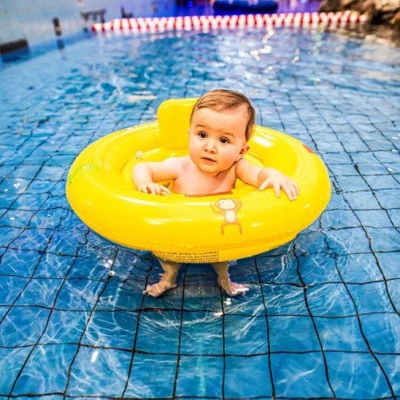 Fotelik do pływania dla dzieci 0-12 mies. Koło Żółte - The Swim Essentials