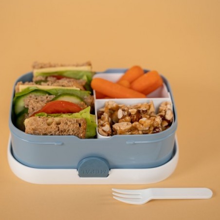 Lunchbox śniadaniówka z widelczykiem Ocean - Little Dutch