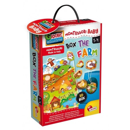 Puzzle Układanka Farma 3D Box Montessori Baby