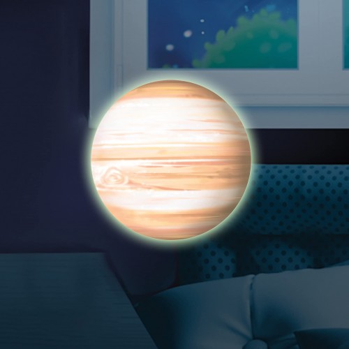 Planeta Jowisz świecąca w ciemności - Buki