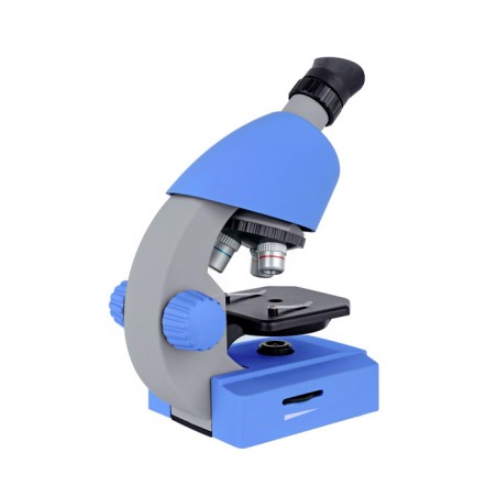 Mikroskop dla dzieci 40x-640x z Akcesoriami niebieski - Bresser Junior