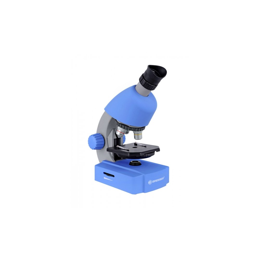 Mikroskop dla dzieci 40x-640x z Akcesoriami niebieski - Bresser Junior