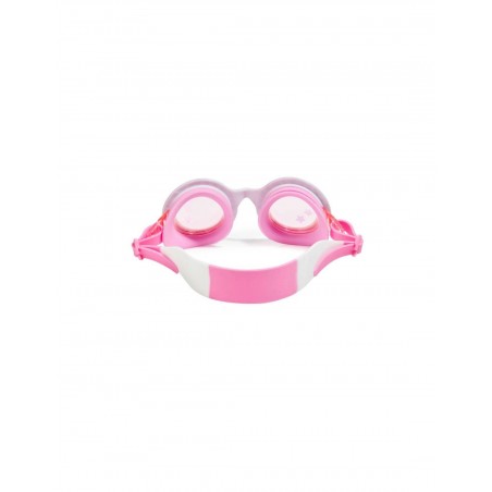 Okularki do pływania z Kryształkami Okrągłe Różowe - Bling2o