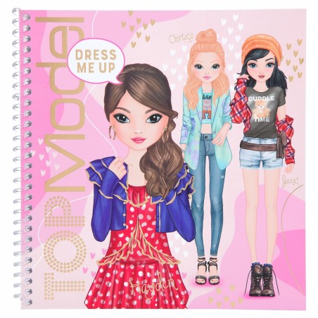 Notes z Naklejkami Ubieranki Dress Me Up - Top Model