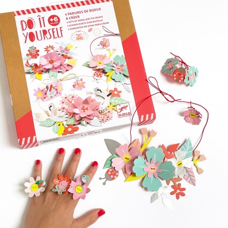 Zestaw do Tworzenia Papierowej Biżuterii DIY - Djeco