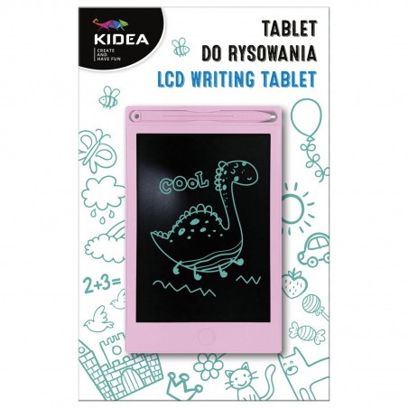 Różowy Tablet do rysowania LCD - Kidea