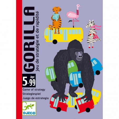 Gra Karciana Gorilla Djeco - odpowiednik Gry Uno