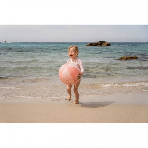 Dmuchana Piłka plażowa 35 cm Pink Flowers - Little Dutch