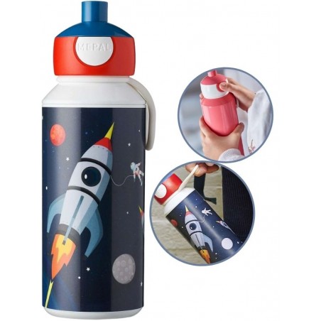 Bidon dla dzieci 400 ml Kosmos Space Campus - Mepal