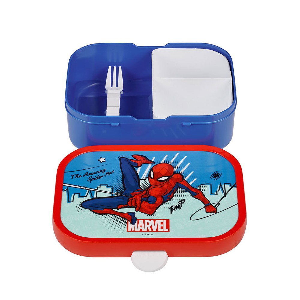 Śniadaniówka z Widelcem Lunchbox Spiderman - Mepal