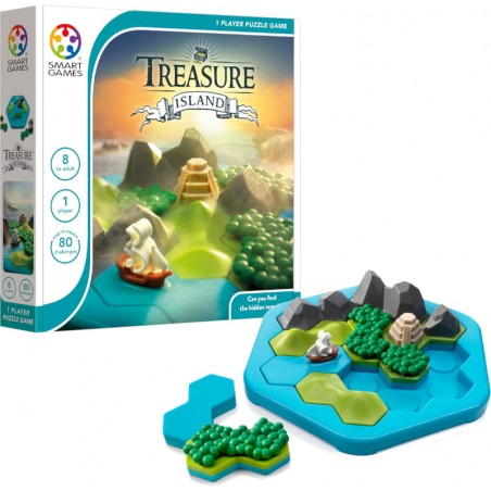Jednoosobowa Gra Planszowa Treasure Island - Smart Games