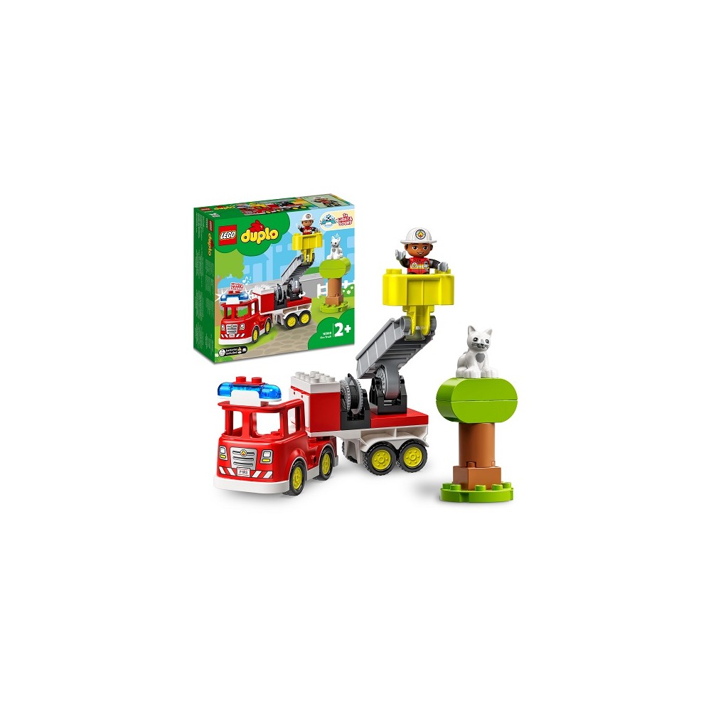Wóz strażacki 10969 Lego Duplo z syreną i światłem