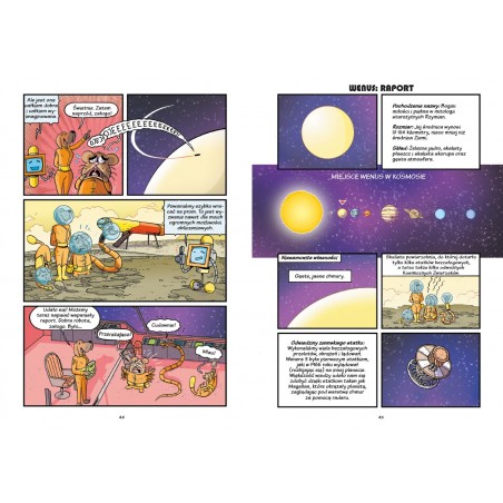 Komiks - Układ Słoneczny nasze miejsce w kosmosie