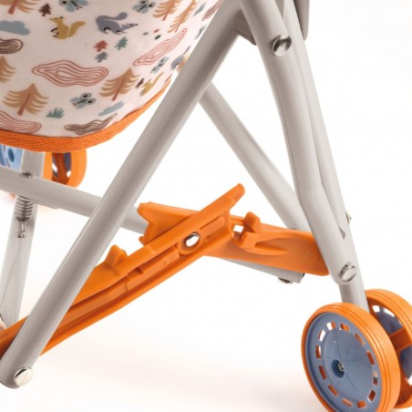 Spacerowy Wózek dla Lalki Las Pomea - Djeco