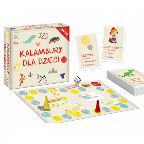 Kalambury dla Dzieci Maxi Gra z Planszą - Kangur