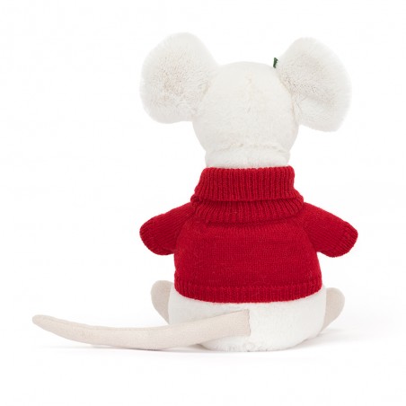Myszka w Świątecznym Sweterku Merry Mouse Jumper - Jellycat