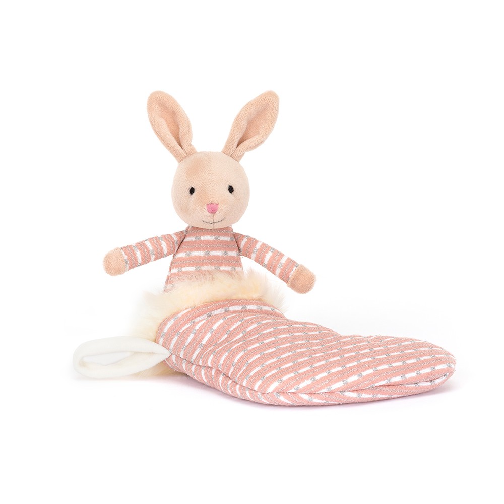 Króliczek w Śpiworku Shimmer Stocking Bunny - Jellycat
