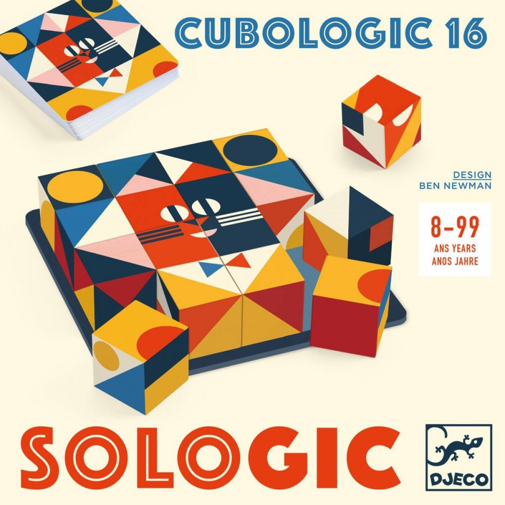 Gra Układanka Logiczna Cubologic 16 - Djeco