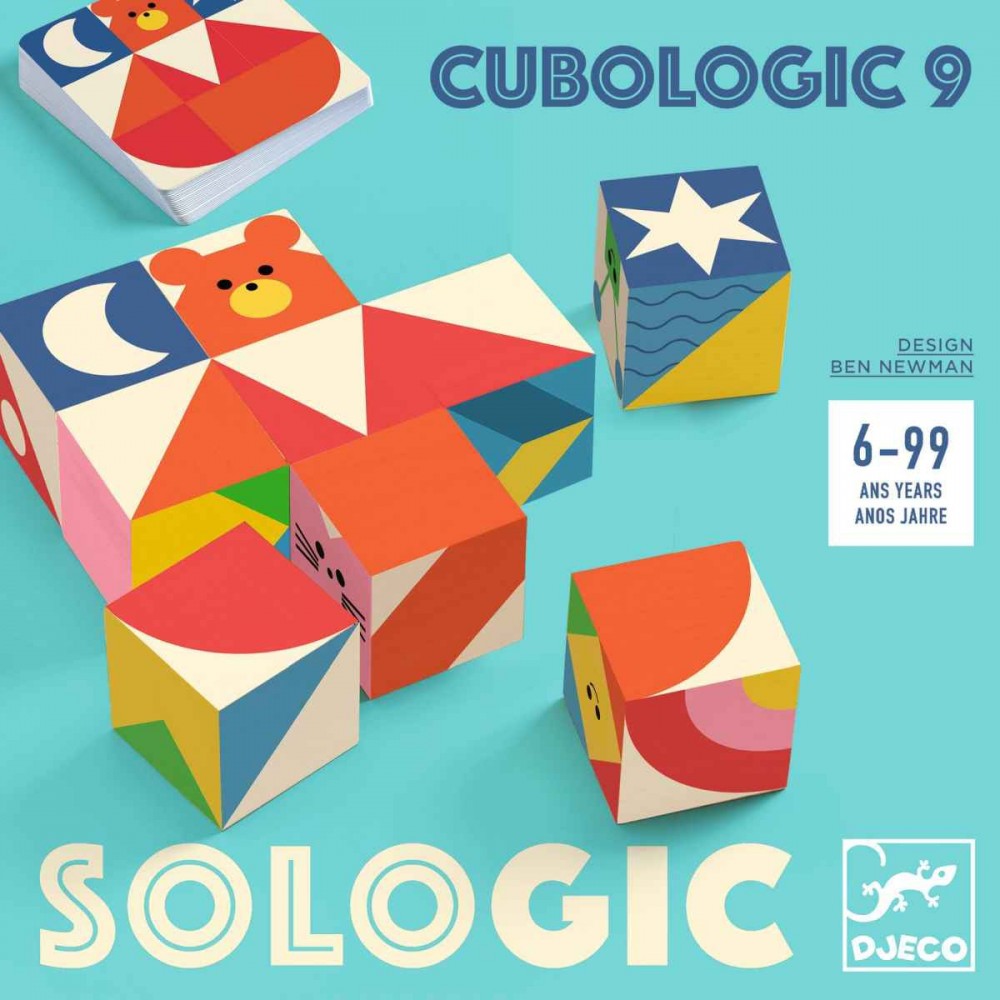 Gra Układanka Logiczna Cubologic 9 - Djeco