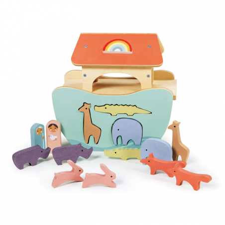 Arka Noego Statek Figurki Zwierząt - Tender Leaf Toys