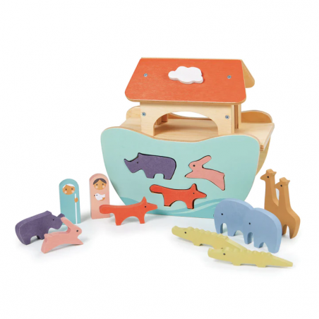 Arka Noego Statek Figurki Zwierząt - Tender Leaf Toys
