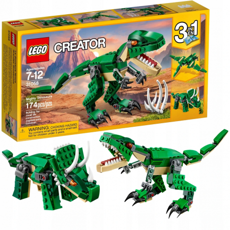 Klocki LEGO Creator 3w1 Potężne dinozaury 31058