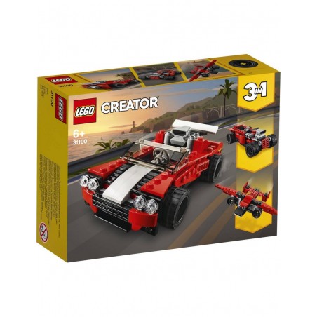Klocki LEGO Creator 3 w 1 Samochód sportowy 31100