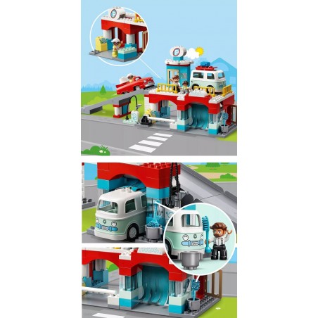 Lego Duplo Parking piętrowy i myjnia samochodowa 10948