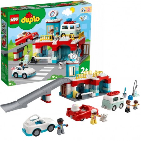 Lego Duplo Parking piętrowy i myjnia samochodowa 10948