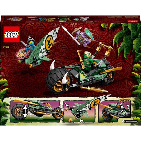 Klocki LEGO Ninjago Dżunglowy chopper Lloyda 71745