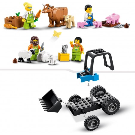 Zestaw LEGO Stodoła i zwierzęta gospodarskie 60346