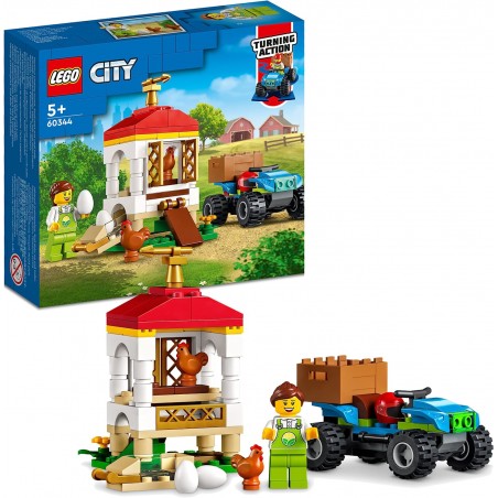 Klocki LEGO City Kurnik z kurczakami 60344