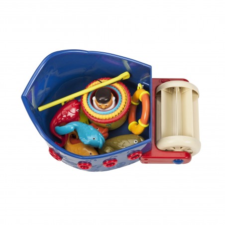 B.toys - zestaw do kąpieli statek z akcesoriami Fish&Splish