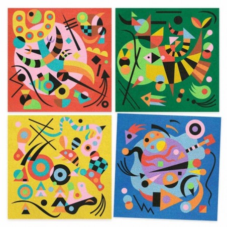 Kolorowanie Piaskiem Sztuka Wassily Kandinsky - Djeco