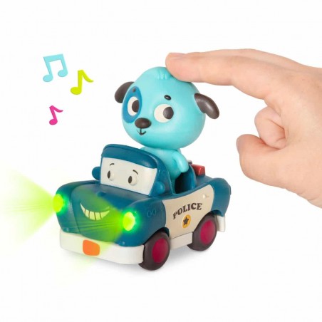 3 Autka Sensoryczne z Pasażerami Light Up Cars - b.toys